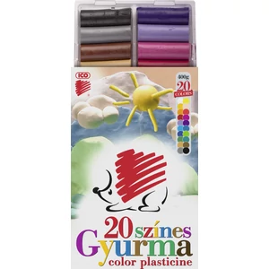 Gyurma 20-as színes Süni ICO Süni GYURMA 400gr iskolaszer- tanszer