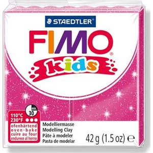 Gyurma 42 g Fimo égethető Kids glitteres rózsaszín FM8030262