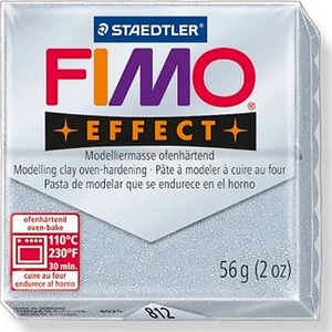 Gyurma 56 g Fimo égethető Effect csillámos ezüst FM8020812