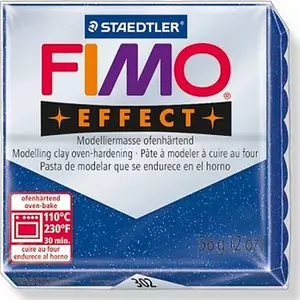 Gyurma 56 g Fimo égethető Effect csillámos kék