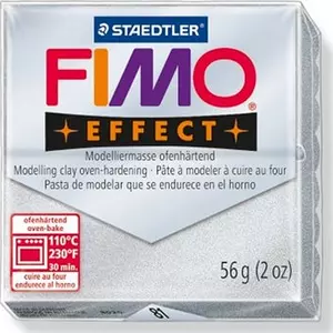 Gyurma 56 g Fimo égethető Effect ezüst