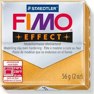 Gyurma 56 g Fimo égethető Effect metál arany