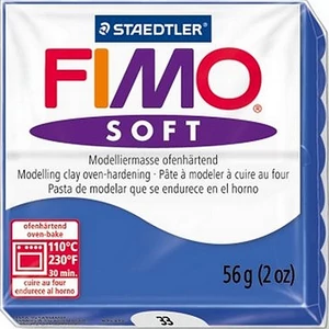 Gyurma 56 g Fimo égethető Soft fényes kék FM802033