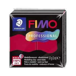 Gyurma 57g Fimo égethető, Professional, kármin