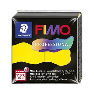 Gyurma 57g Fimo égethető, Professional, sárga