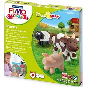 Gyurma készlet 4x42 g Fimo égethető Kids Form