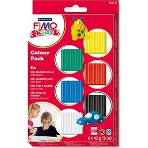 Gyurma készlet 6x42 g Fimo égethető Kids Color Pack 6 alapszín FM803201