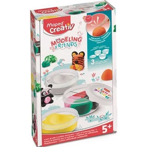 Gyurma készlet Maped levegőre száradó, MAPED CREATIV, Modelin Friends