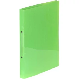 Gyűrűskönyv A4 2gy. 20mm,Viquel PP,Propyglass, zöld IV020273
