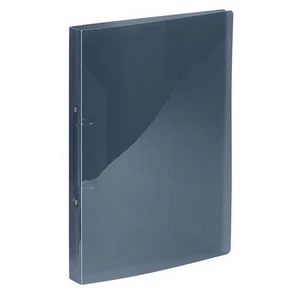Gyűrűskönyv A4 2gy. 25mm, Viquel PP,Propyglass füstszínű IV020277