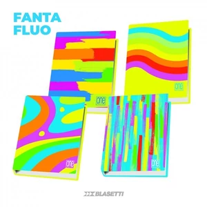 Gyűrűskönyv A4 Blasetti One Color Fantafluo 8126