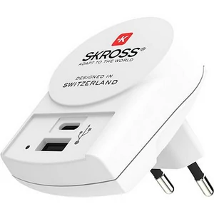 Hálózati töltő 1xUSB-A 1xUSB-C SKROSS 