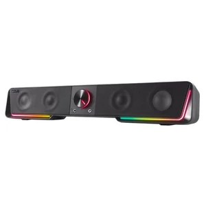 Hangszóró 12W 2x3.5mm jack +USB-A SPEEDLINK GRAVITY RGB Stereo Soundbar