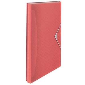 Harmónikamappa A4 Esselte PP, 6 rekeszes,Colour`Breeze, korall E628447