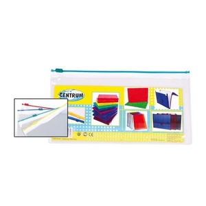 Irattartó tasak DL húzózáras 22,5x12,5cm,Centrum  zippes 80027
