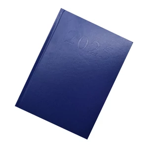 Határidőnapló A/5 2025 napi agenda Standard kék fehérlapokkal Bluering