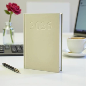 Határidőnapló A/5 26 napi agenda Standard BÉZS fehérlapokkal