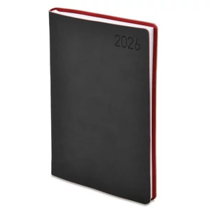 Határidőnapló B5 2026 M011 B5 Heti Fekete-Bordó Toptimer 2026 kollekció!