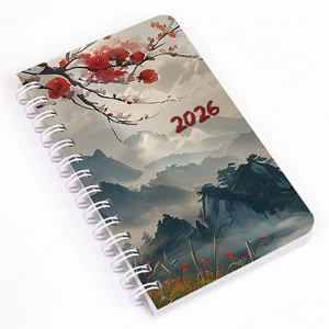 Zsebnaptár mini álló 2026 heti 8811-51 spirálos SP3 mini japán Realsystem 2026 kollekció!