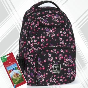 Ars Una hátizsák 24'' Au 6 26L Pearl Blossom black 55043779 3év garanciával