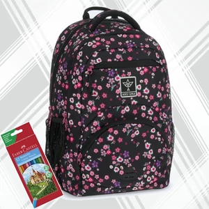 Ars Una ergonómikus hátizsák 2 27L Pearl Blossom black (5377) 24 55833776 prémium 3év garancia