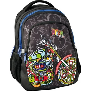 Hátizsák Paso motoros fekete 45x30x20 0,5kg Paso az örök fiatalság kollekció