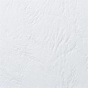 Hátlap A4 250g bőr mintázat GBC LeatherGrain fehér