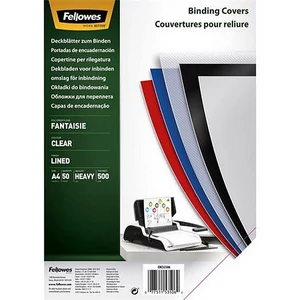 Hátlap A4 Fellowes 500 mikron, Fantaisie, átlátszó