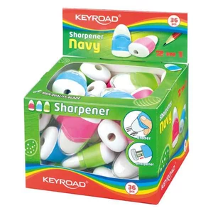 Hegyező 1lyukú Keyroad radíros, tartályos vegyes színekben