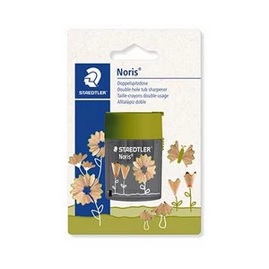 Hegyező 2lyukú Staedtler tartályos, 512, virágok