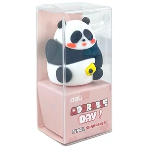 Hegyező, egylyukú, Deli "Panda", fekete/fehér EH572