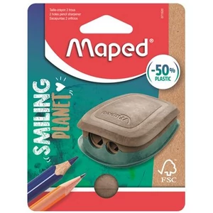 Hegyező kétlyukú Maped Tartályos, Műanyag, Fsc, Smiling Planet IMA071520FM