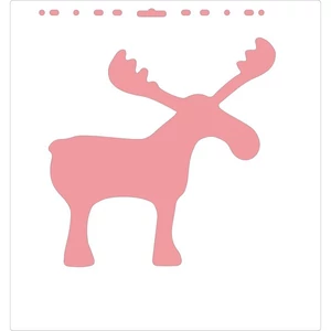 Home Decor stencil 1 Szarvasos+szarvas 34 x 36 cm,