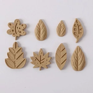 Hőre lágyuló fa Falevél szett 3 x 2,9 cm 8 db