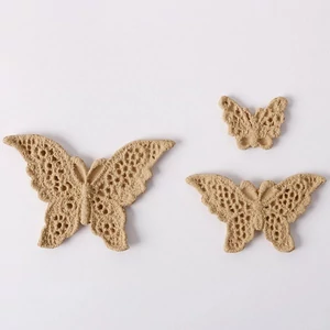 Hőre lágyuló fa Pillangó szett 5 x 3 cm 3 db