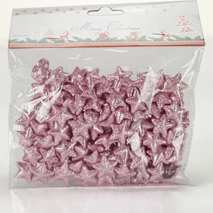 Hungarocell csillag kicsi csillámos rosegold, 2cm 
