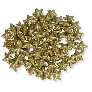 Hungarocell csillag nagy csillámos arany, 2,5cm