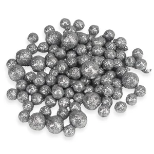 Hungarocell golyó kicsi Hungarocell, csillámos ezüst 1,5cm
