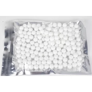 Hungarocell golyó kicsi Hungarocell, csillámos fehér 1,5cm