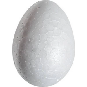 Hungarocell tojás 9cm polisztirol dekoráció, 2db/csomag 137756