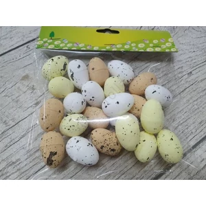Hungarocell tojás festett természetes színek 2x3cm Hungarocelll (24db/csomag)