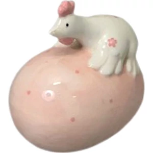 Húsvéti dekor figura kerámia figura