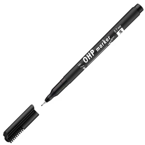 ICO OHP marker S fekete permanent alkoholos marker 0,3mm OHP marker ICO S
