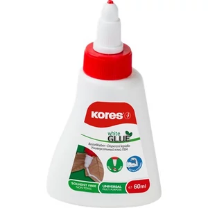 Ragasztó gyerek Kores White Glue 60ml, hobbiragasztó