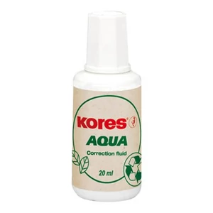 Hibajavító folyadék 20ml Kores Aqua, vízbázisú 