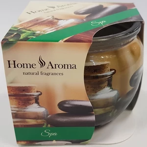 Gyertya üvegben illatos Spa Home Aroma Illatmécses üvegben