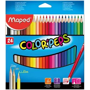 Színes ceruza 24 Maped Color'Peps háromszögletű 24színű Írószerek MAPED 183224
