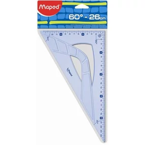 Vonalzó háromszög 60° 26cm Maped Geometric műanyag Irodai kiegészítők Maped 242626