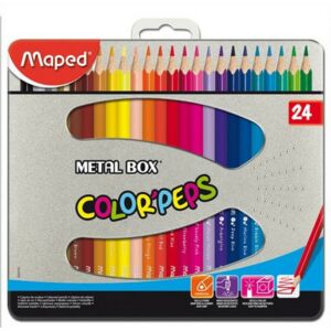 Színes ceruza 24 Maped Color'Peps háromszögletű 24színű Írószerek MAPED 832016
