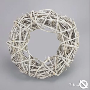 Indakoszorú fémvázon nagy 30cm
